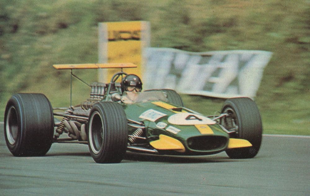 Scotties Grand Prix Card Formula One Repco Brabham Trading Postcard