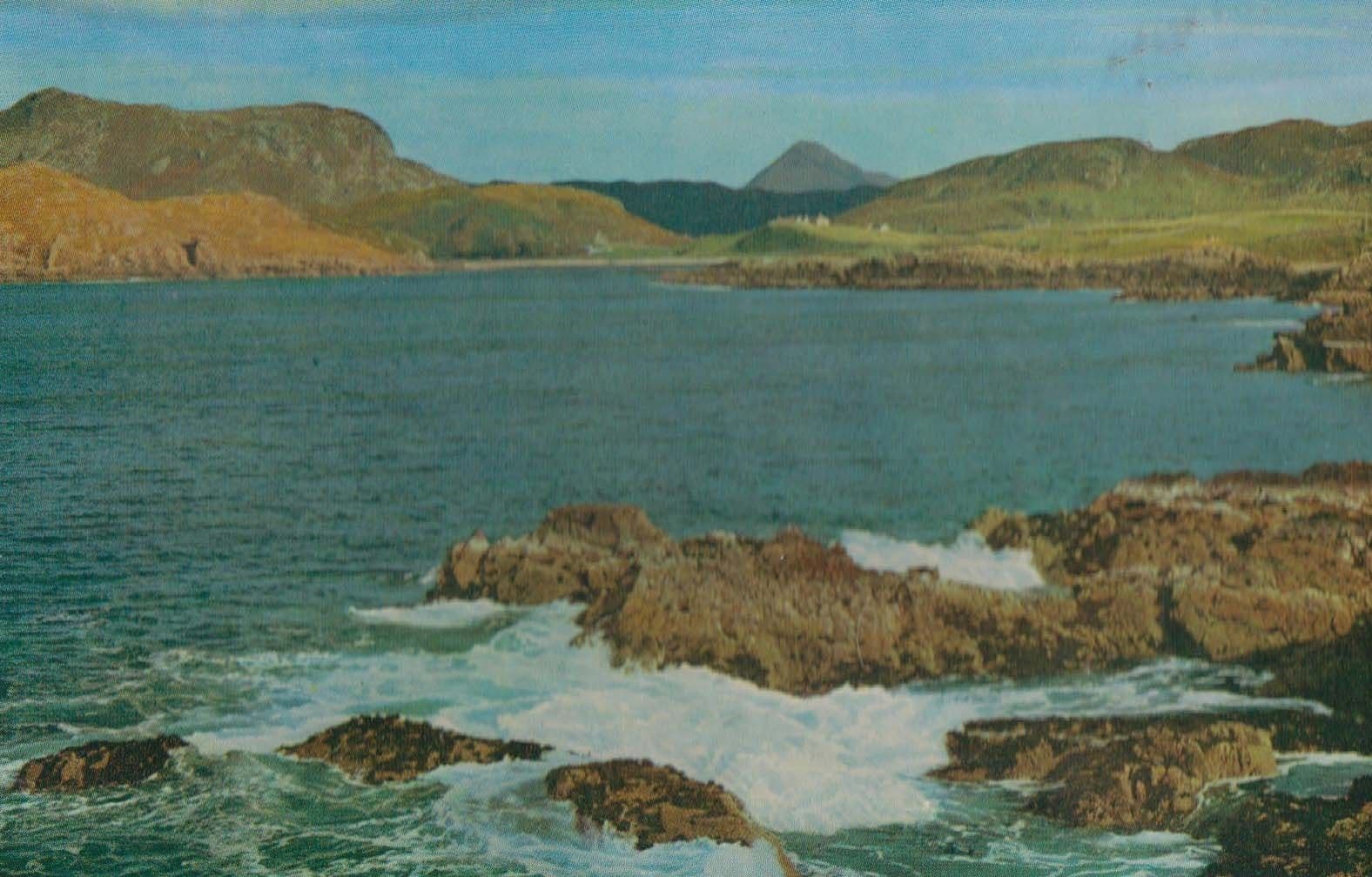 Scourie Bay Sutherland Ben Stack 1970s Mint Scottish Postcard