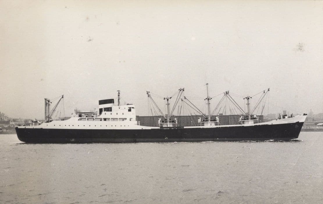 Screw Steamer Letitia Scottish Built Ship Vintage Rare Photo