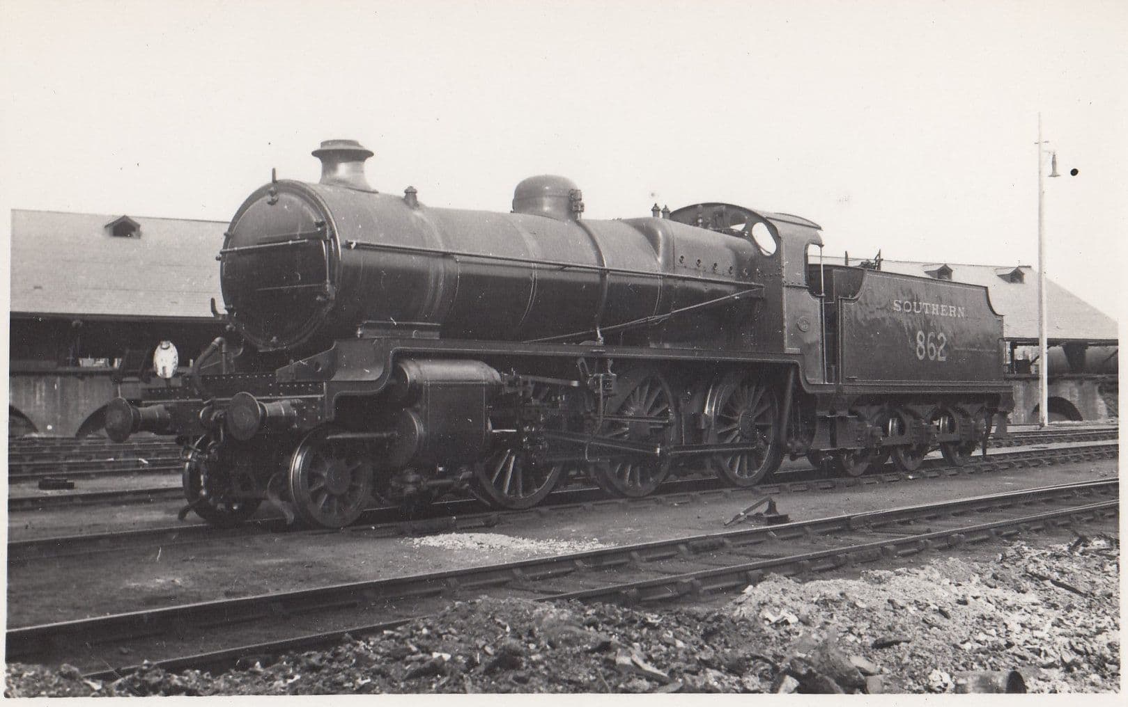 SE & C Railway Class 2-6-0 no 862 Train Maunsell Train Photo