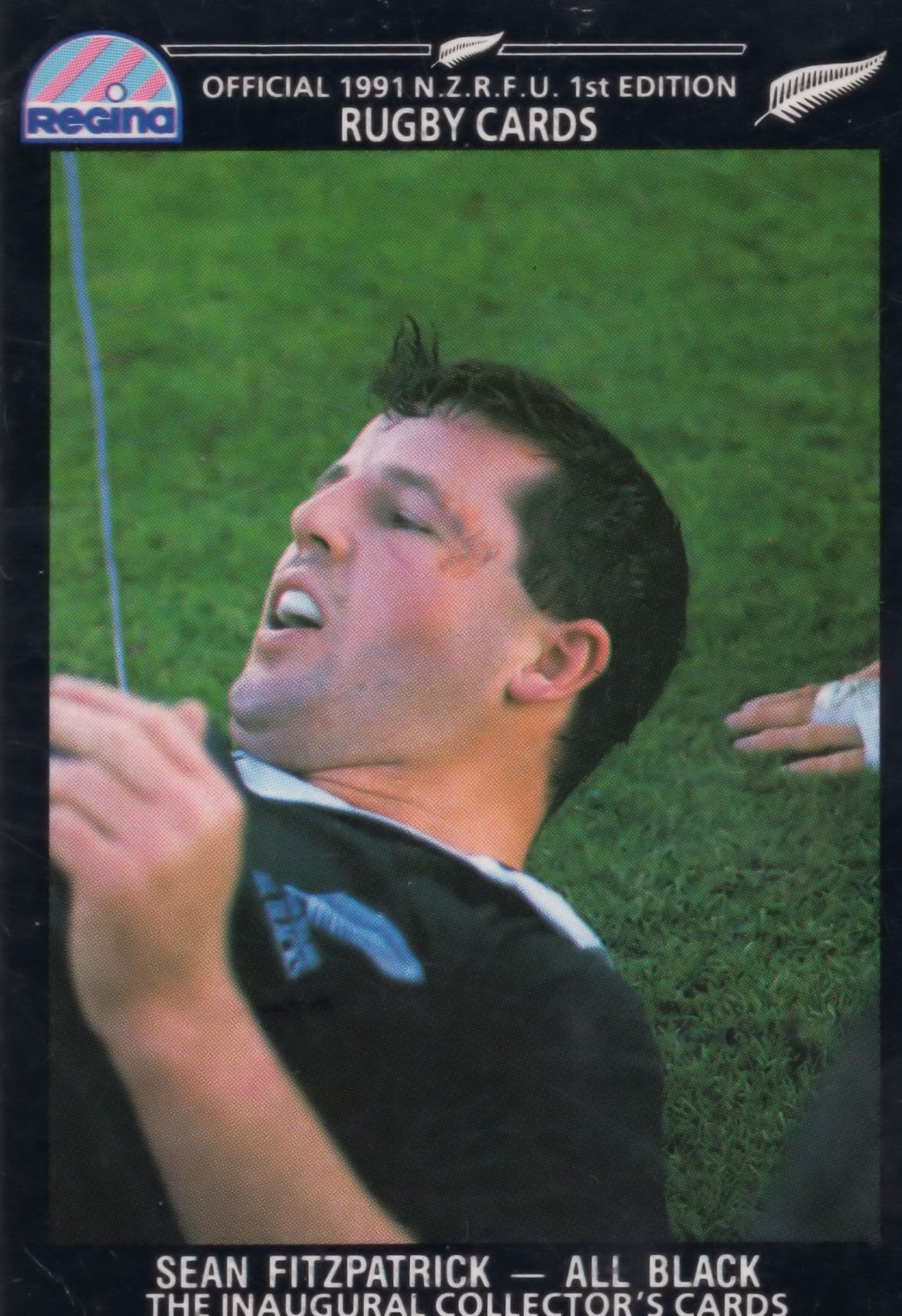 Sean Fitzpatrick New Zealand Rugby All Blacks Hand Signed Rugby Photo