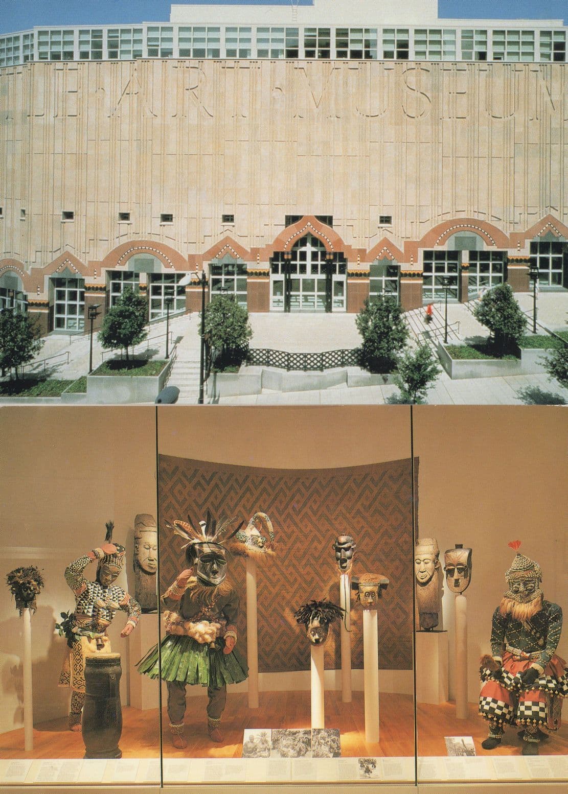 Seattle African Primitive Art Exhibition 2x Postcard
