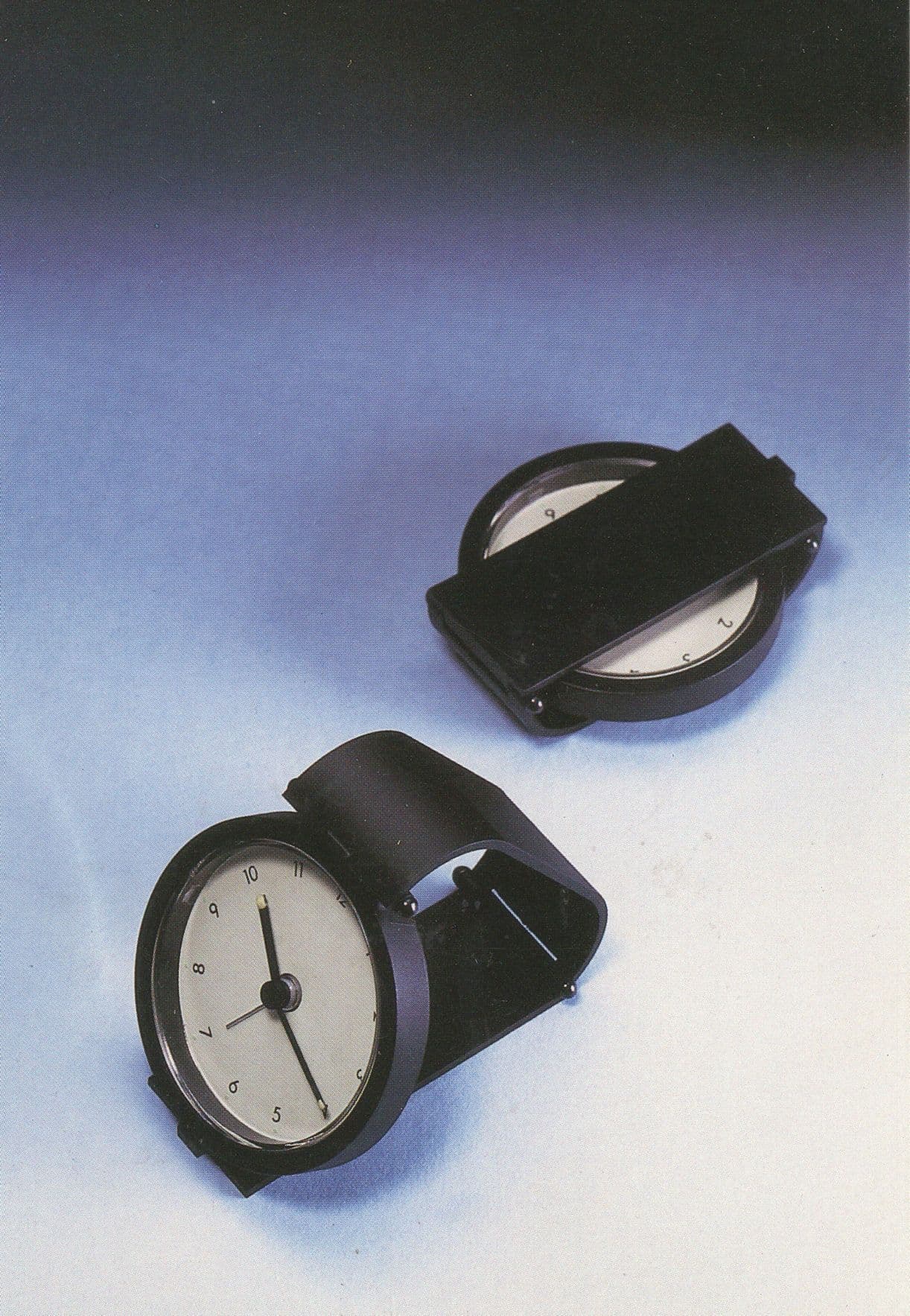 Sebastien Bergne Circuit Travel Clock Watch Designer Postcard