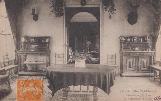 Sedan Bellevue Chambre Antique French Postcard