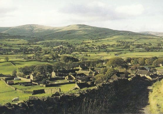 Sedbusk Hawes Spectacular Aerial Postcard
