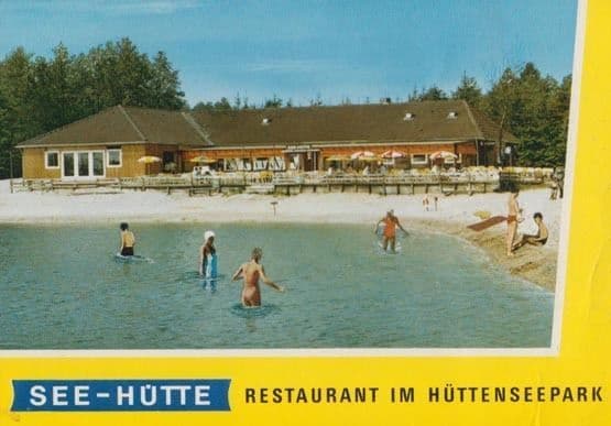 See Hutte Restaurant im Huttenseepark Walter Wickel Postcard