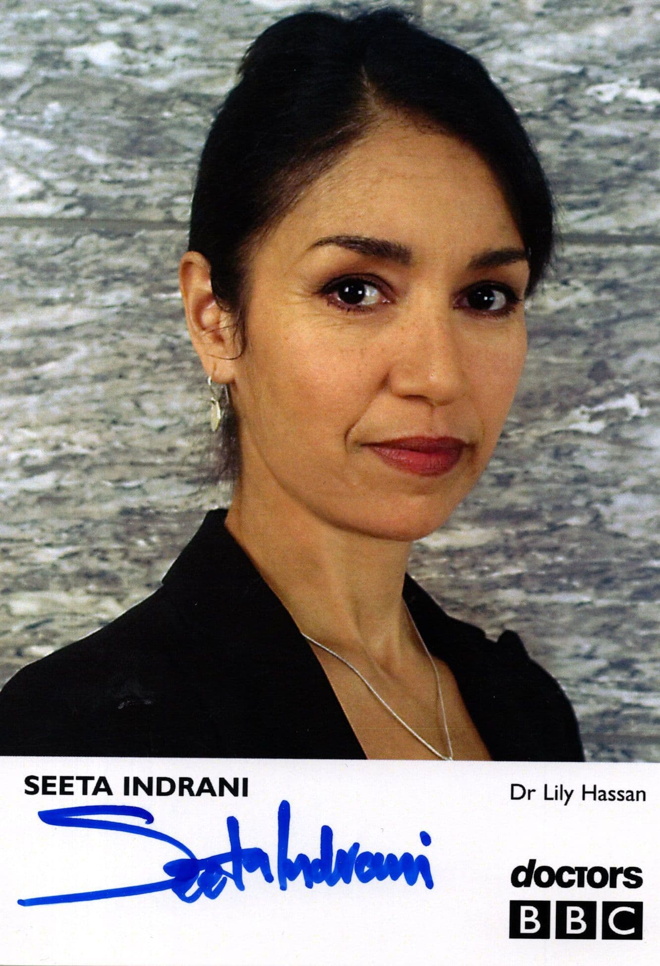 Seeta Indrani of The Bill In BBC Doctors Rare Hand Signed Cast Photo