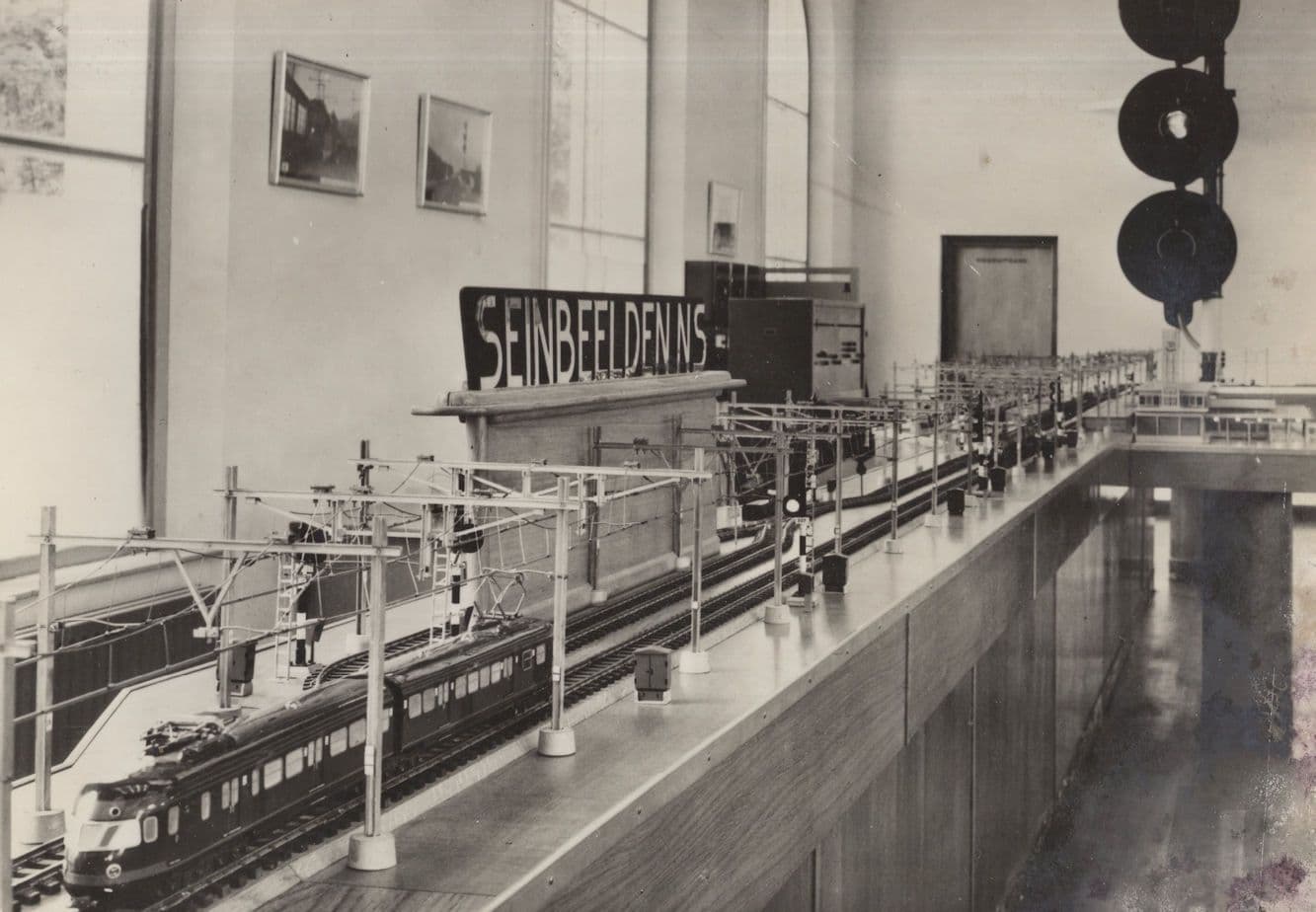 Seinbeelden Dutch Holland Model Railway Train Real Photo Postcard