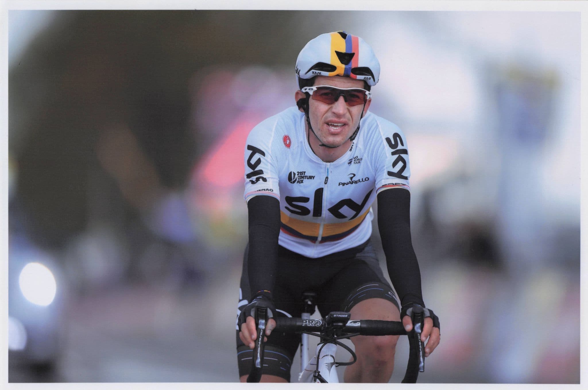 Sergio Luis Montoya Columbia Cycling 2017 Amstel Gold Race 12x8 Hand Signed Photo