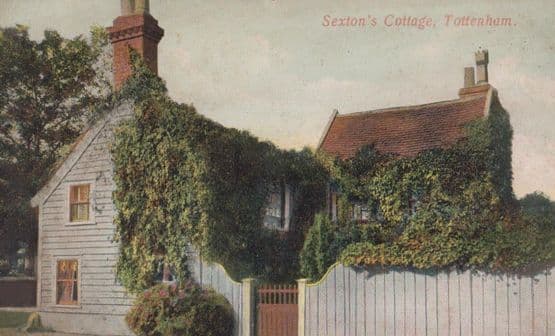 Sextons Cottage Tottenham Antique Postcard