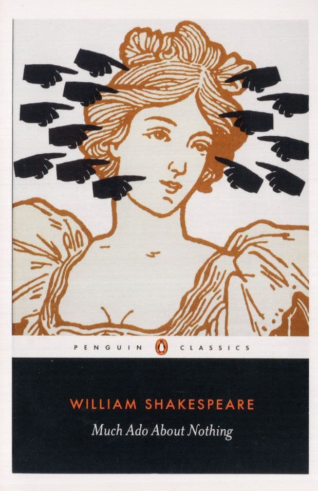 Shakespeare Much Ado About Nothing Book Postcard