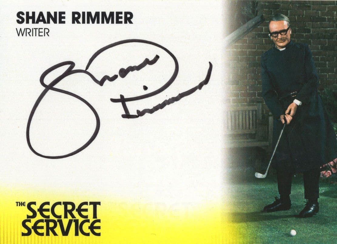 Shane Rimmer Gerry Anderson's The Secret Service Hand Signed Photo Card