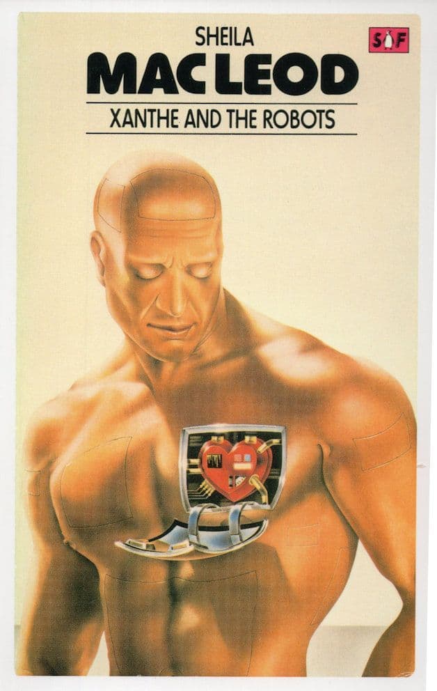 Sheila MacLeod Xanthe & The Robots 1979 Sci Fi Book Postcard