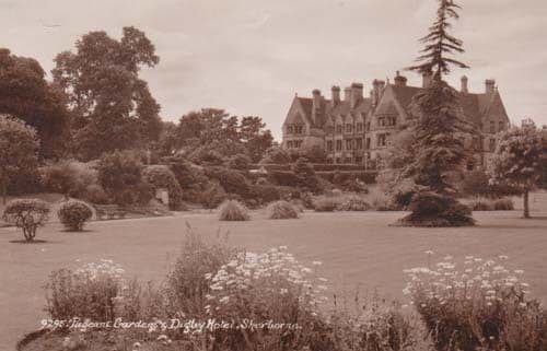 Sherborne Dorset Digby Hotel Manor Grounds Antique Postcard