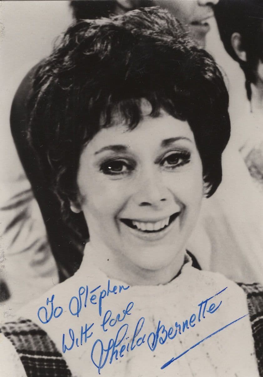 Shiela Burnette The Good Old Days Candid Camera Hand Signed Photo