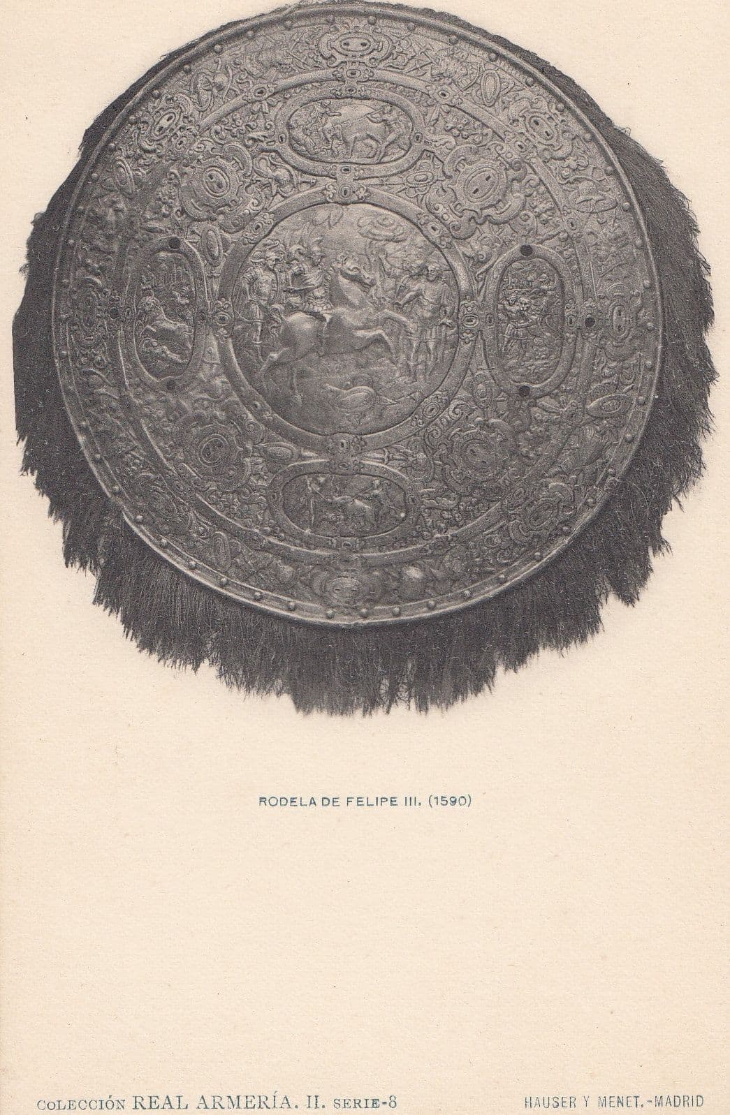 Shield Of Philip Felipe III 3 King Of Spain Armour Spanish Old Postcard