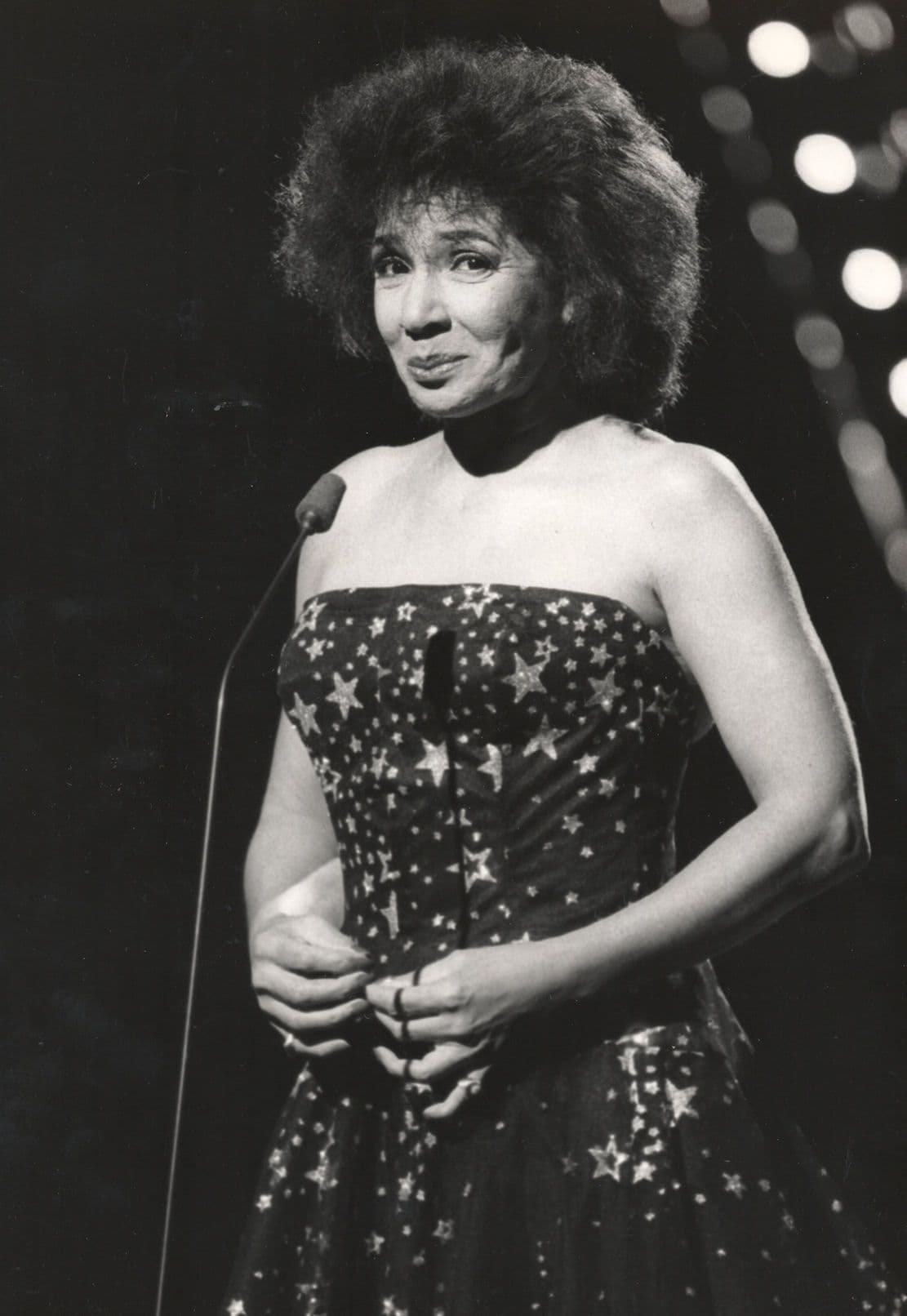 Shirley Bassey Live London Palladium Royal Variety Show 1987 Press Photo