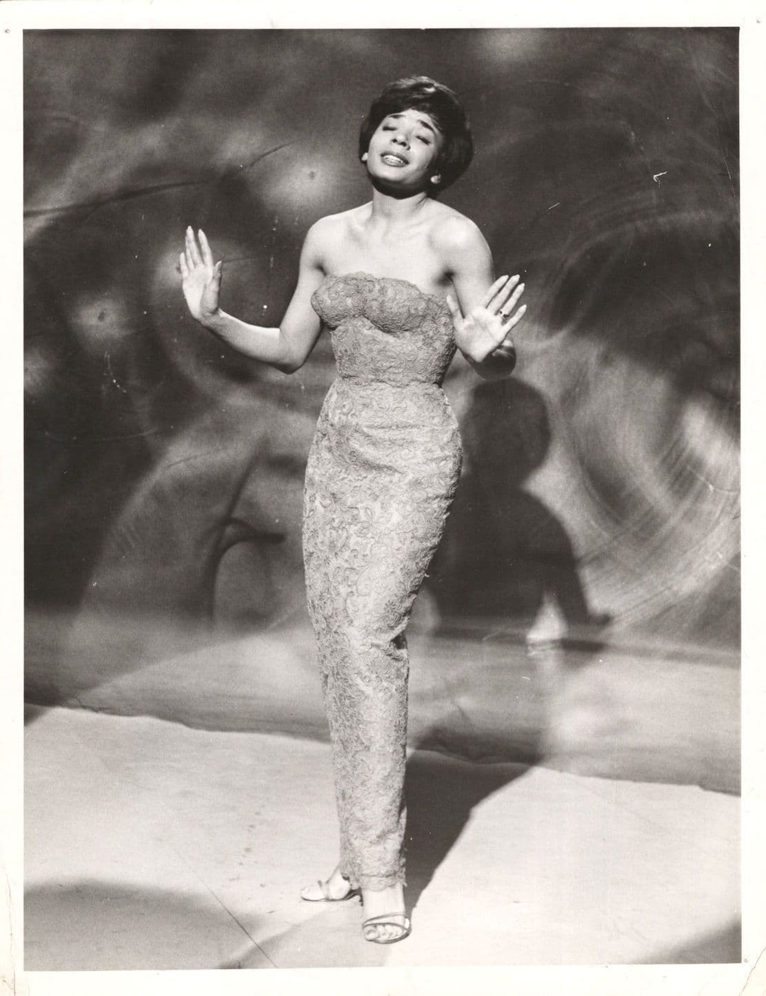 Shirley Bassey Live On Television in 1964 Old Rare ATV Press Photo