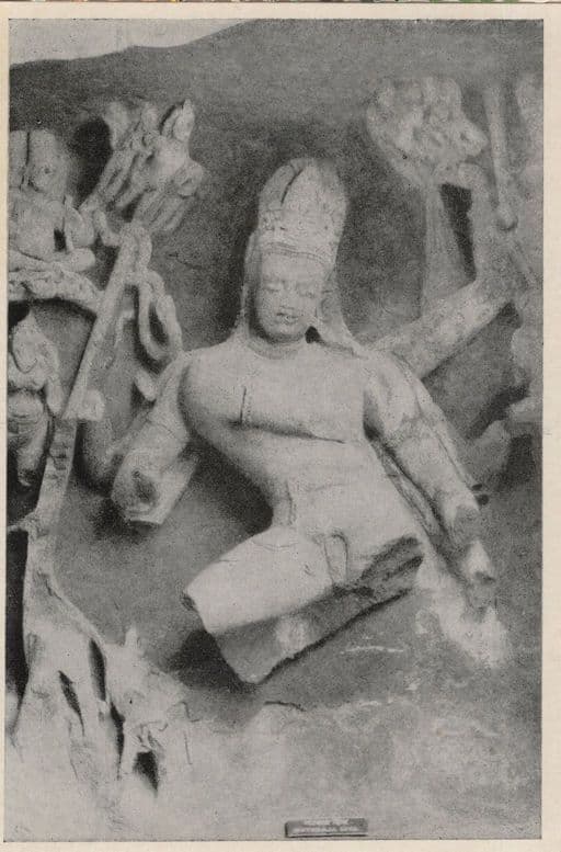 Shiva As King Of Dancers Indian Elephanta Caves RPC Postcard