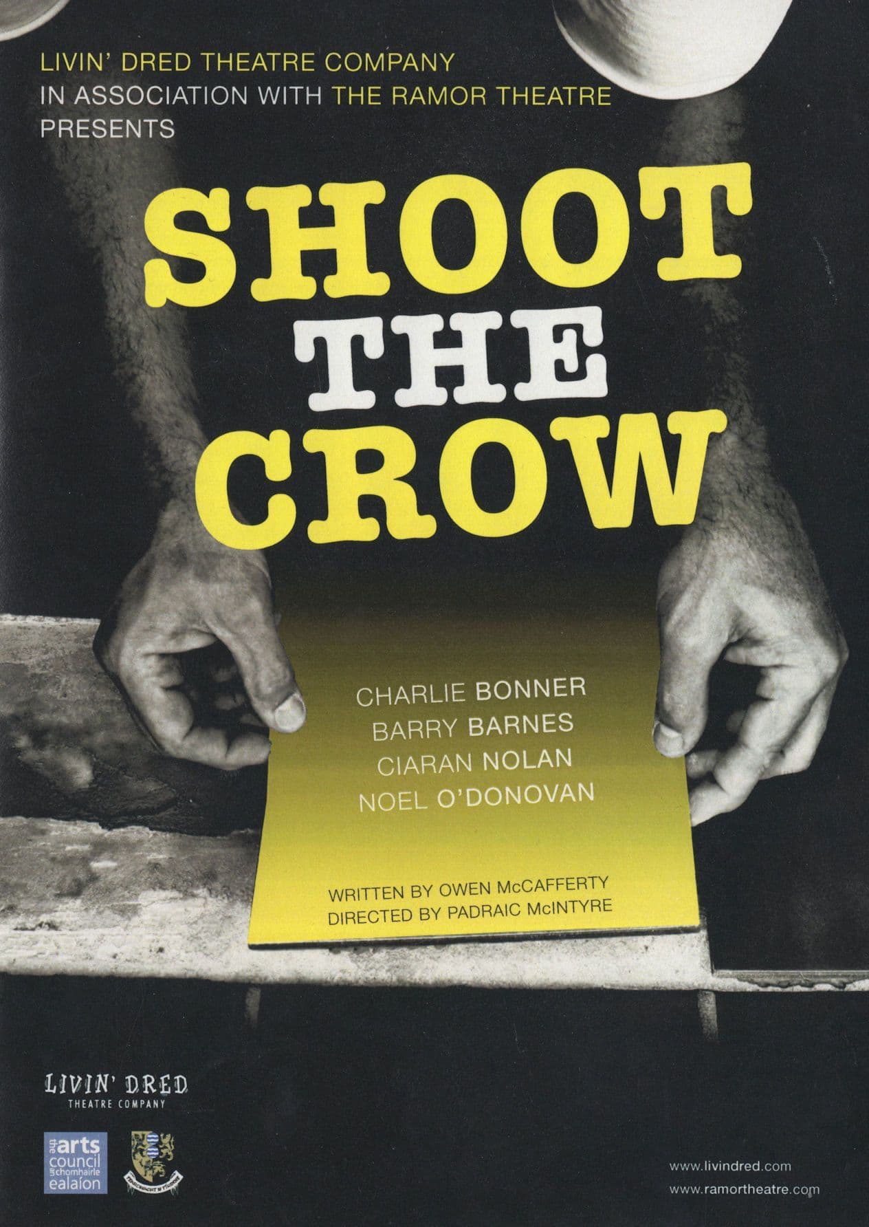 Shoot The Crow Irish Tilers Belfast Builders Owen McCafferty Theatre Programme
