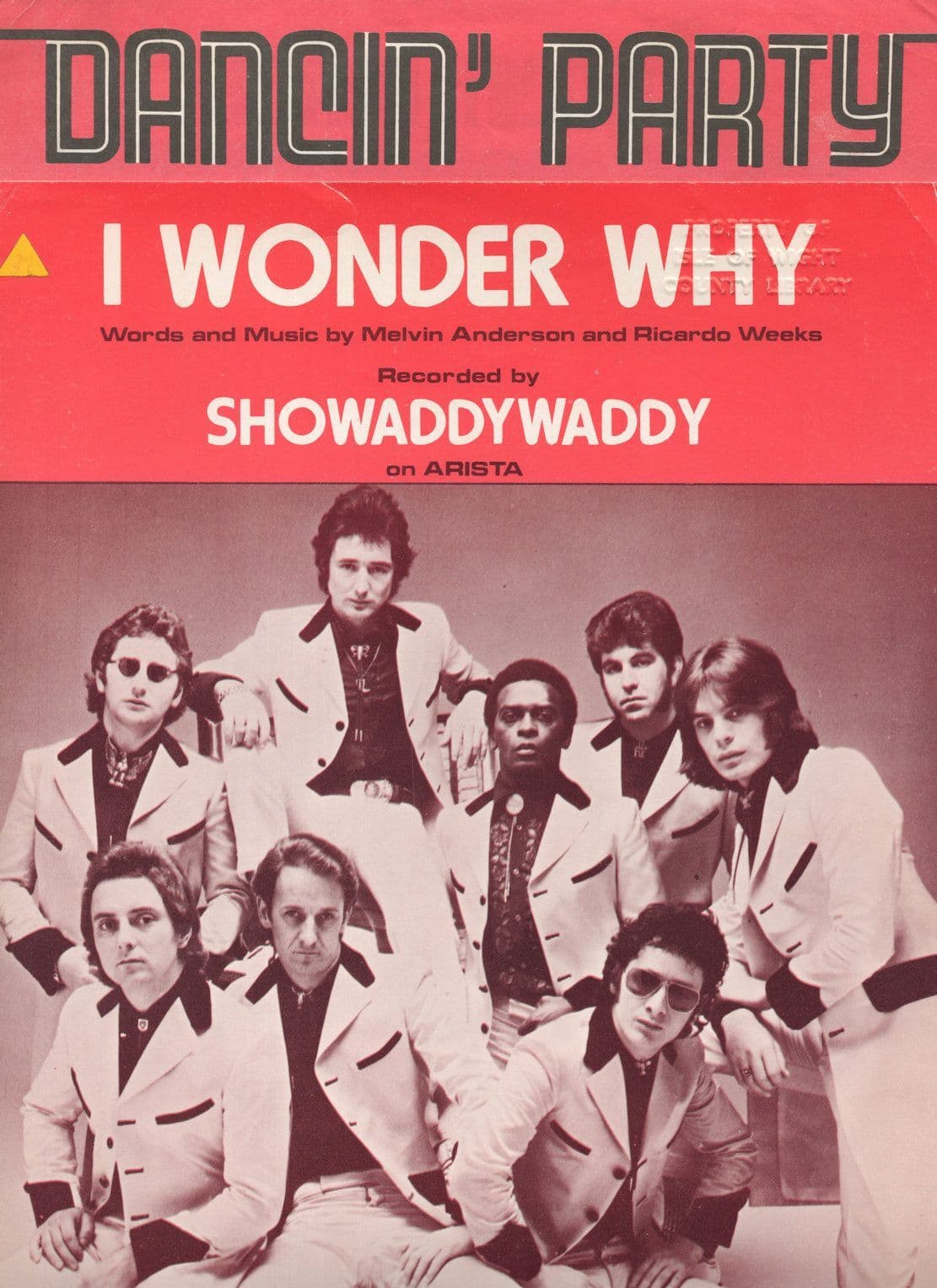 Showaddywaddy I Wonder Why Dancin Party 2x Sheet Music s