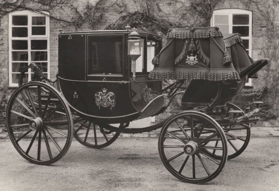 Shrewsbury State Coach Hooper Carriage Real Photo Postcard