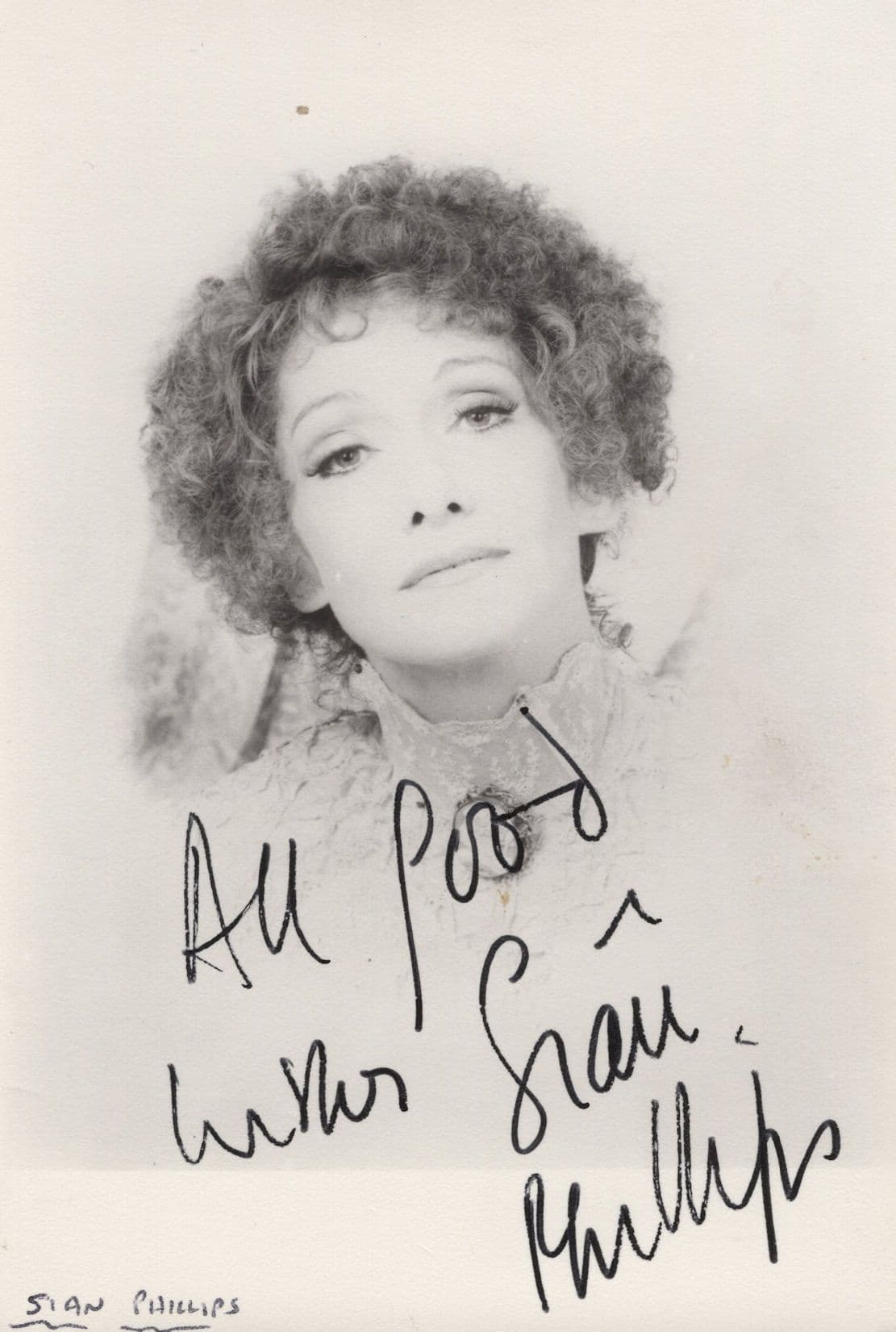 Sian Phillips I Claudius Vintage Hand Signed Photo