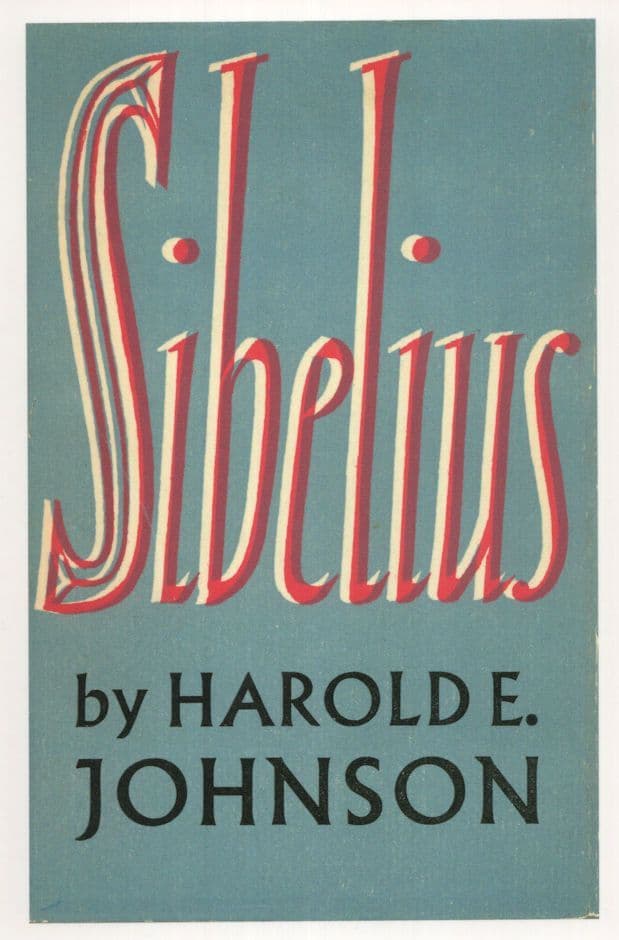 Sibelius Harold Johnson 1959 Book Postcard