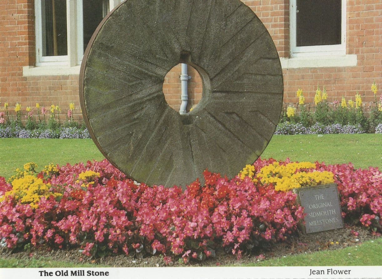 Sidmouth The Old Mill Stone Devon Postcard