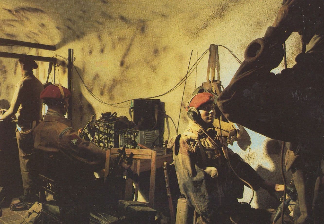 Signal Centre at British Airborne Division Military WW2 Museum Postcard