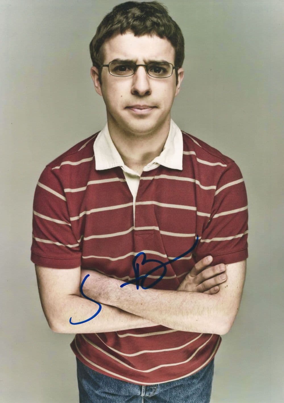 Simon Bird The Imbetweeners GIANT 12x8 Hand Signed Photo