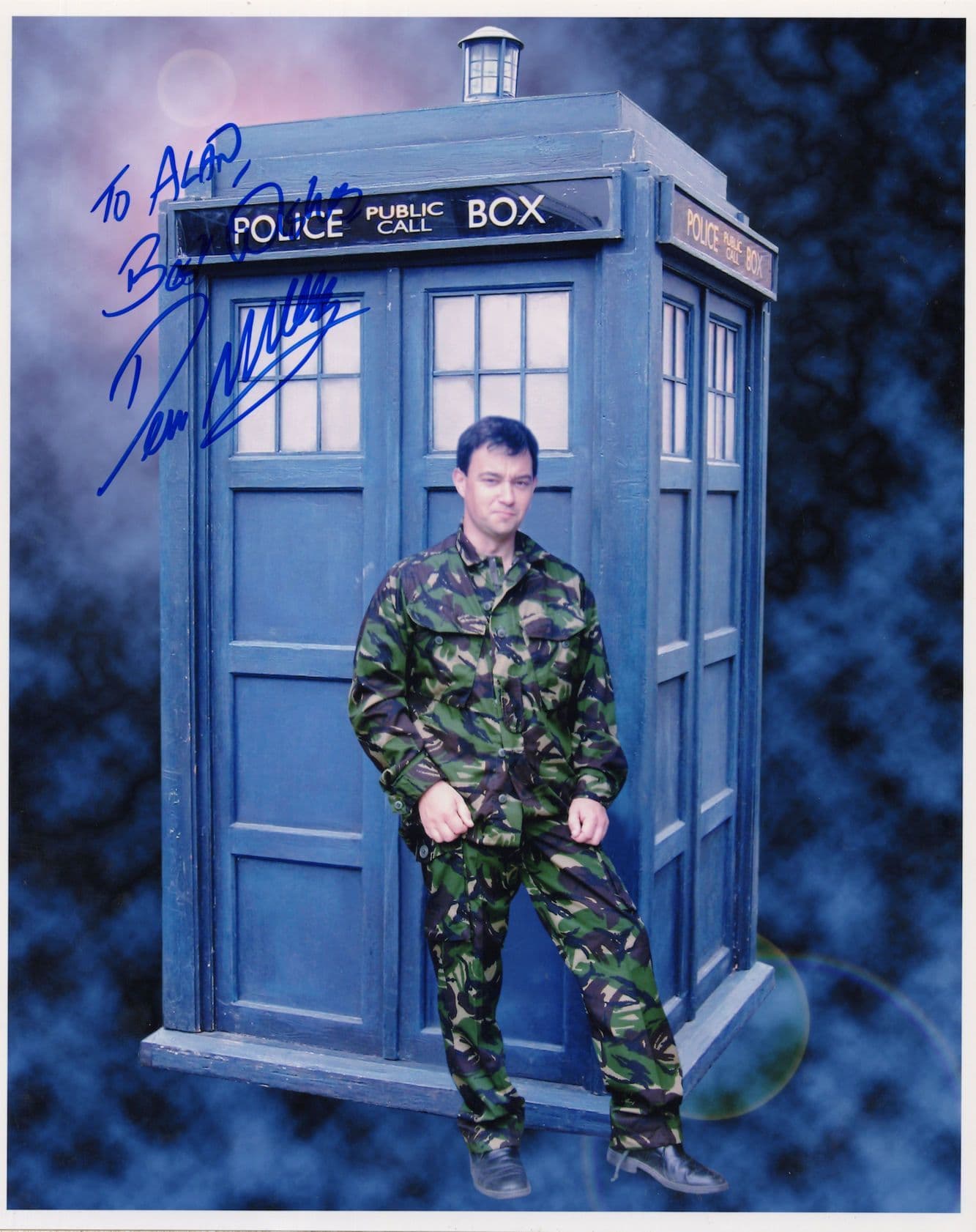 Simon Dutton Dr Who The Saint 10x8 Ultimate Hand Signed & COA 2x Photo s