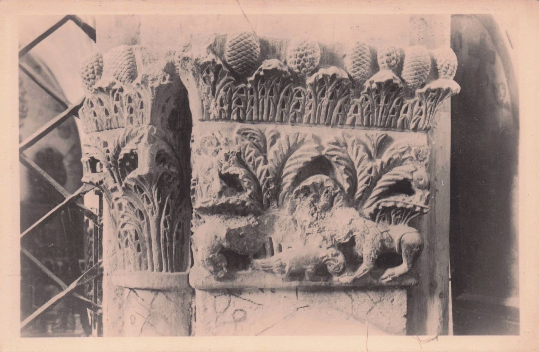 Sion Roman Chapiteau Collegiale De Valere French Old Postcard