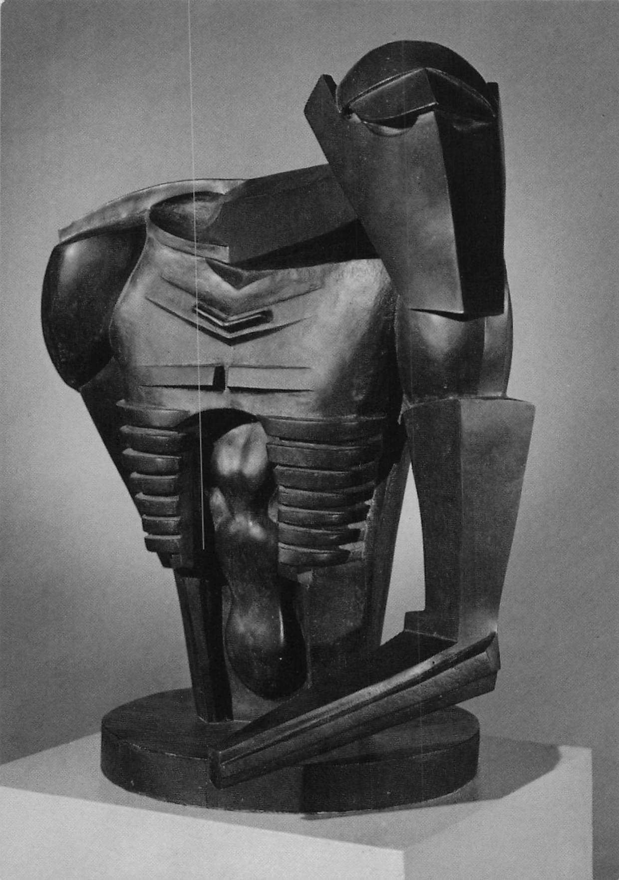Sir James Epstein The Rock Drill Bronze Sculpture Art RPC Postcard