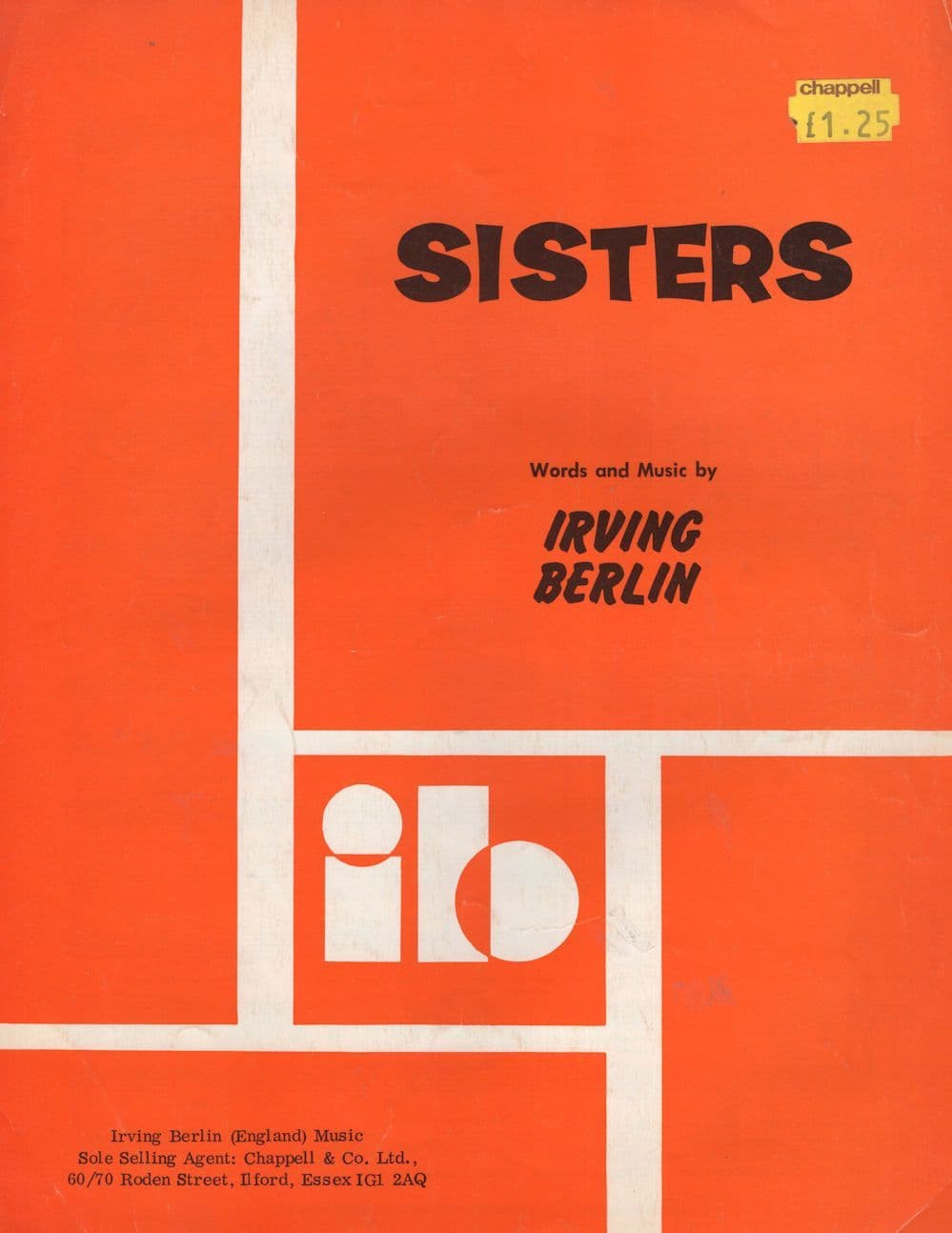 Sisters Irving Berlin Sheet Music