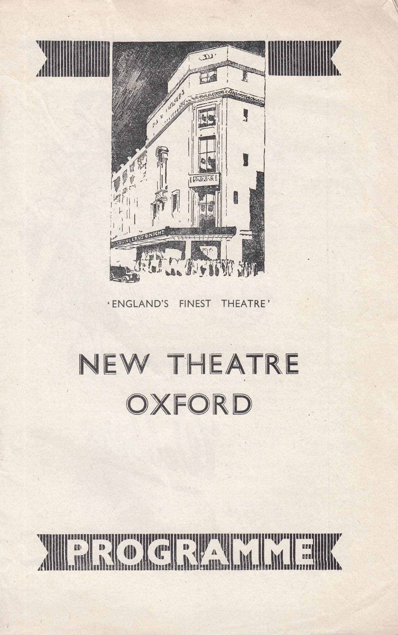 Skating Badminton On Ice Skating New Theatre Oxford Old Revue Programme