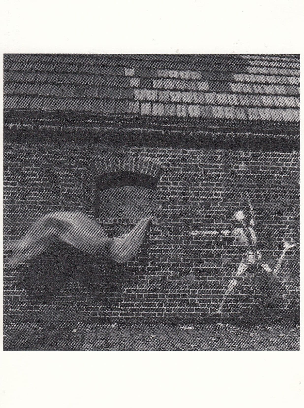 Skeleton Ghost Ram Goat Horse Mural Battle Photo Postcard