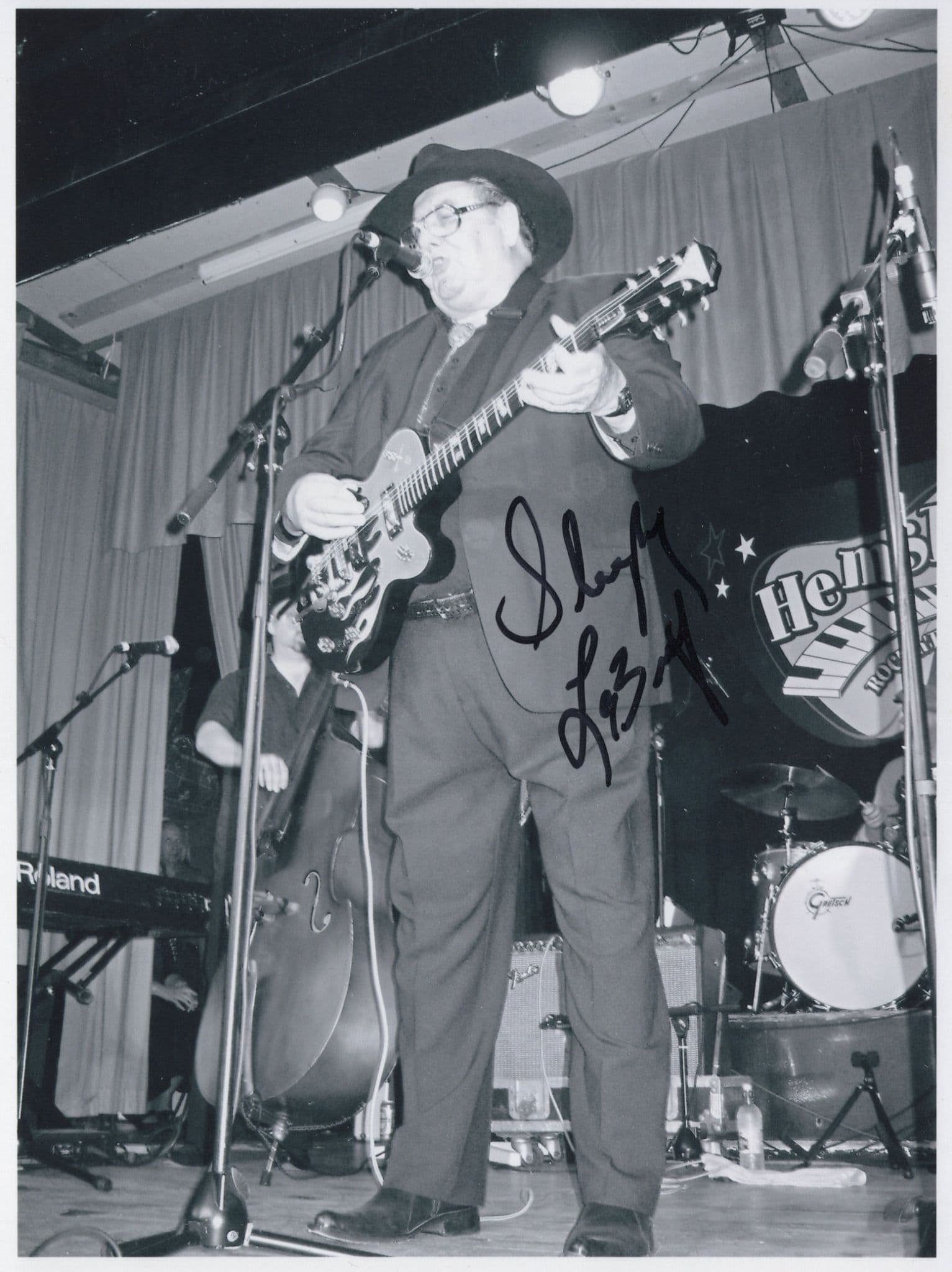 Sleepy LaBeef Blues Rockabilly American Guitarist Hand Signed Photo