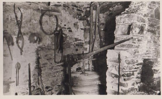 Smithy Cregneash Village Folk Museum Real Photo Isle Of Man Postcard