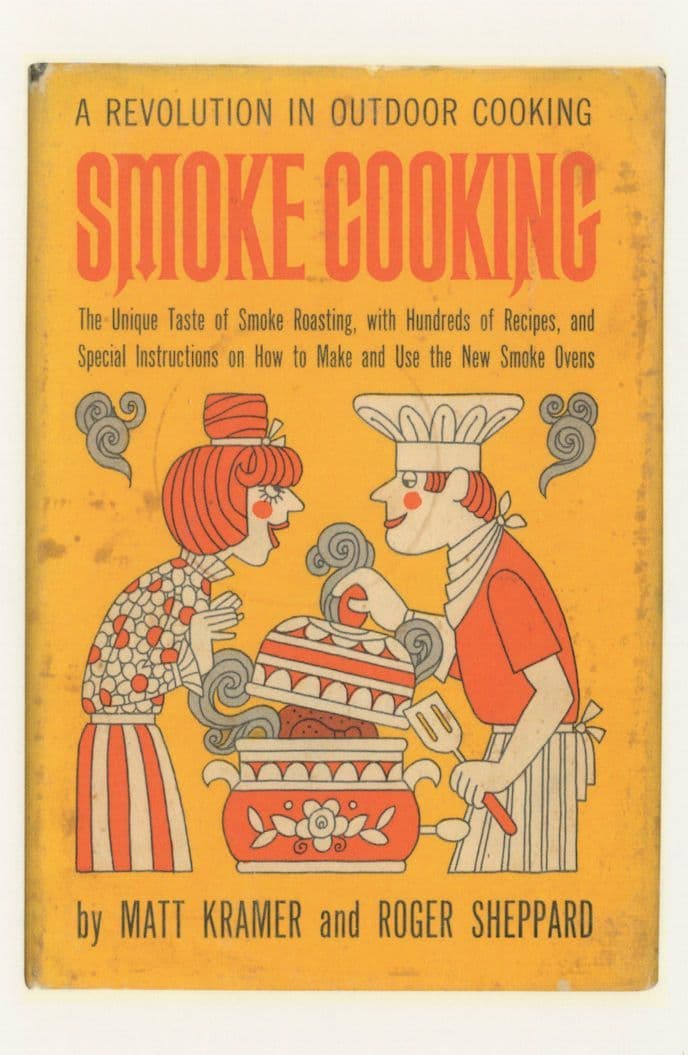 Smoke Cooking Matt Kramer Roger Sheppard 1967 Book Postcard