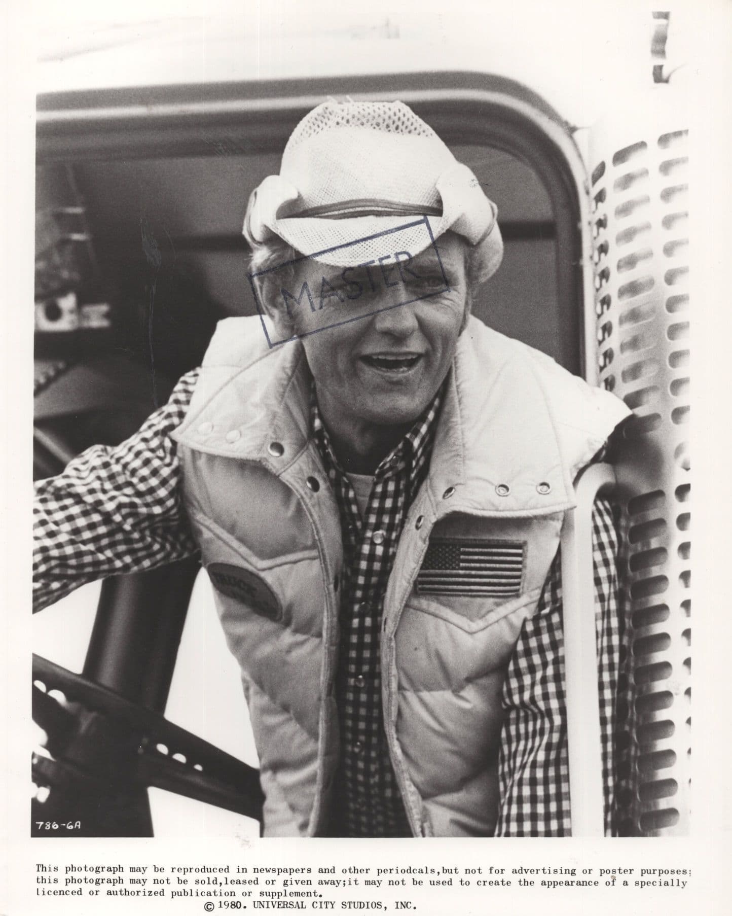 Smokey & The Bandit 2 Film Jerry Reed Monochrome Press Large Publicity Photo
