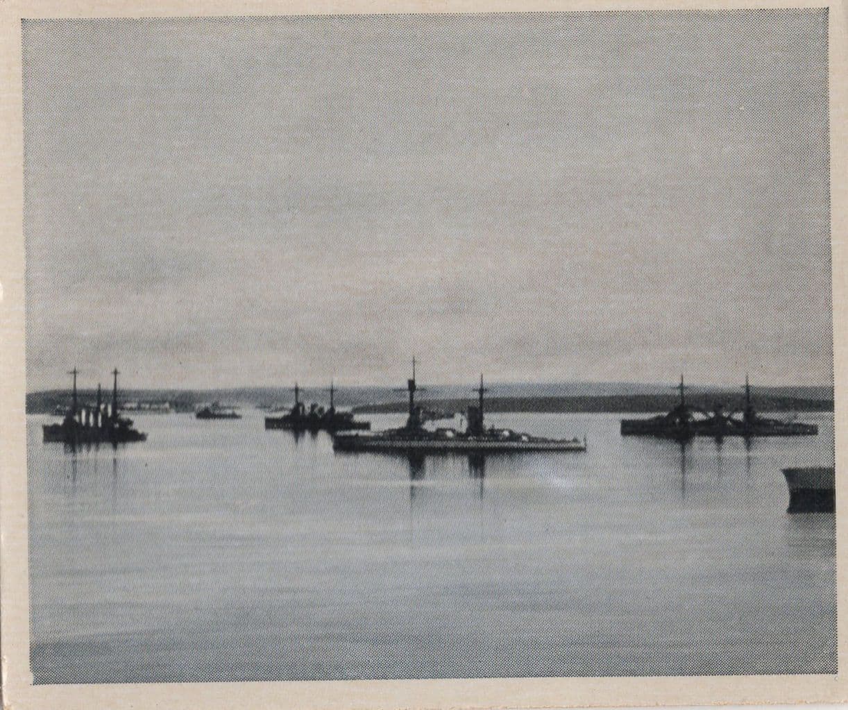 SMS Derflinger German Military Ship Rare Old Photo Cigarette Card