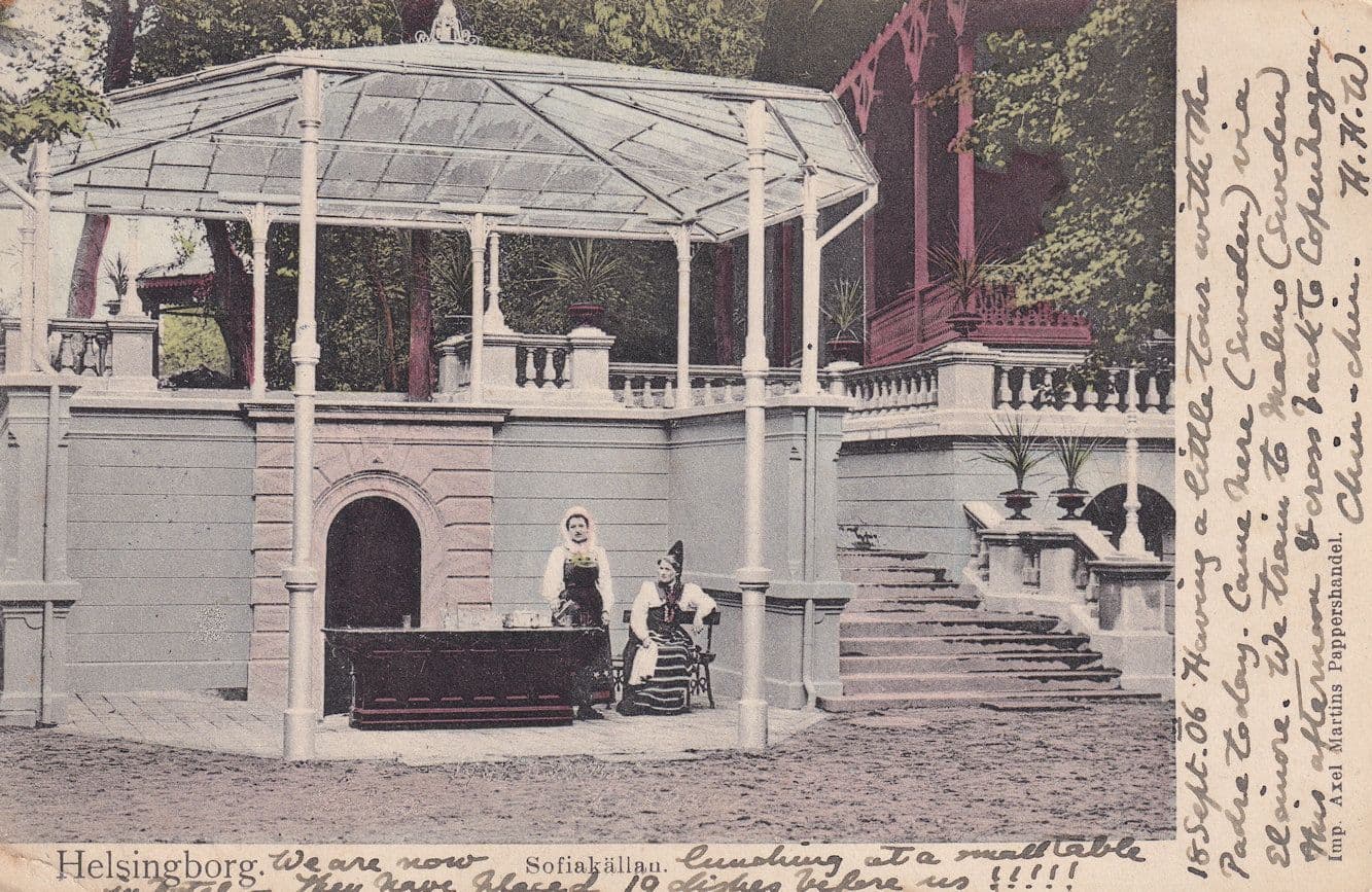SofiakÔøΩllan Helsingborg Sweden Old 1906 Postcard