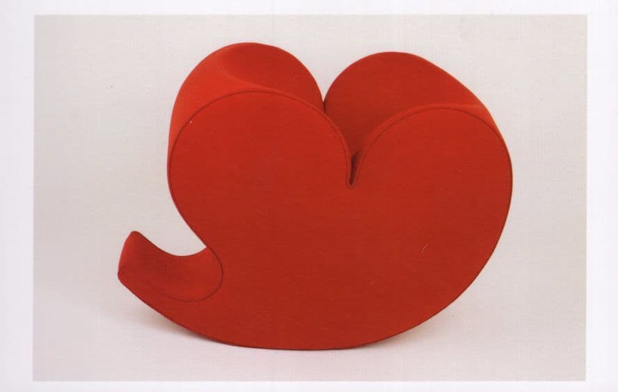 Soft Love Heart Rocking Chair Ron Arad Isreali Designer Museum Postcard