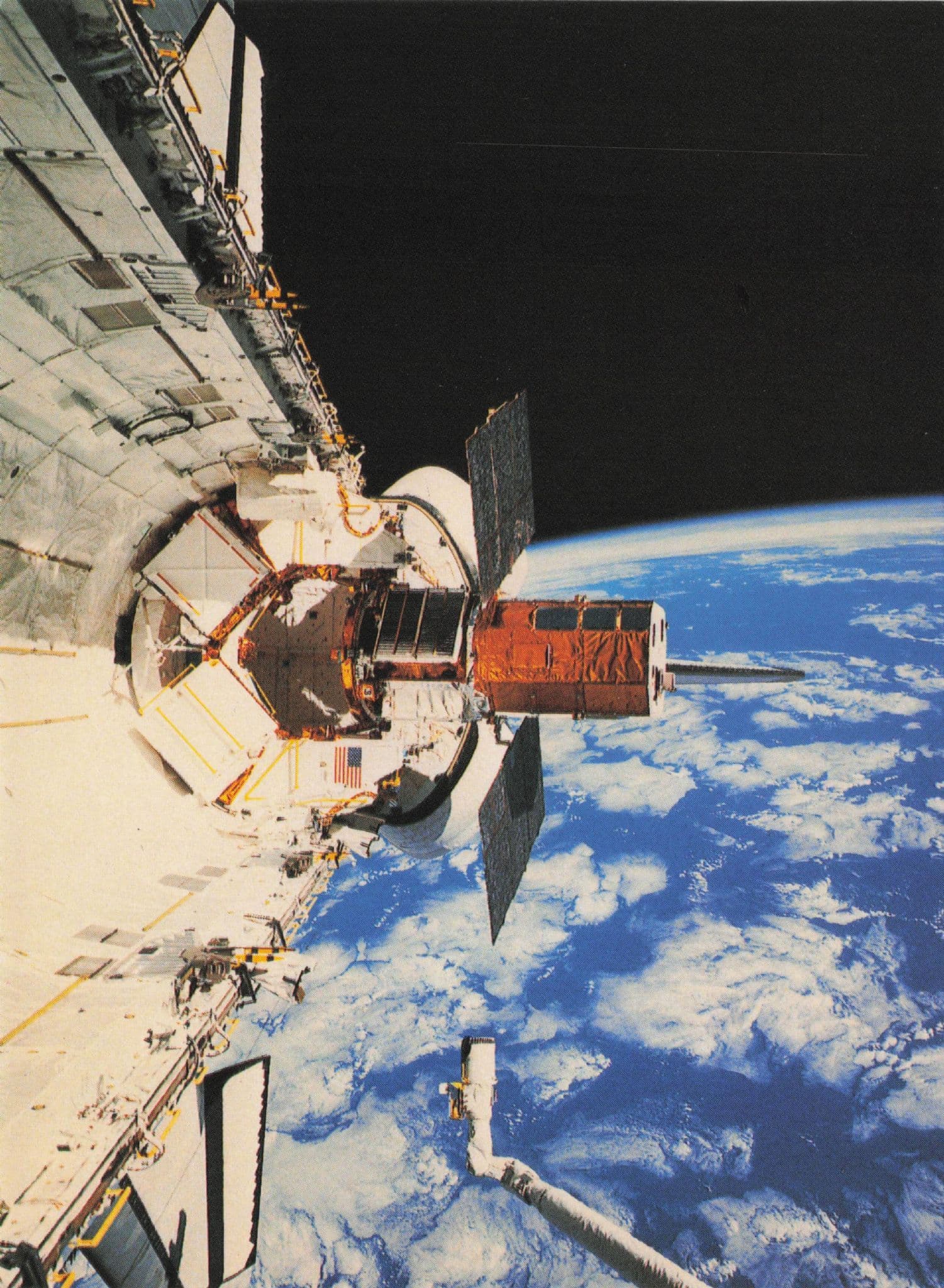 Solarmax Repair Mission NASA Space Travel 1970s London Postcard