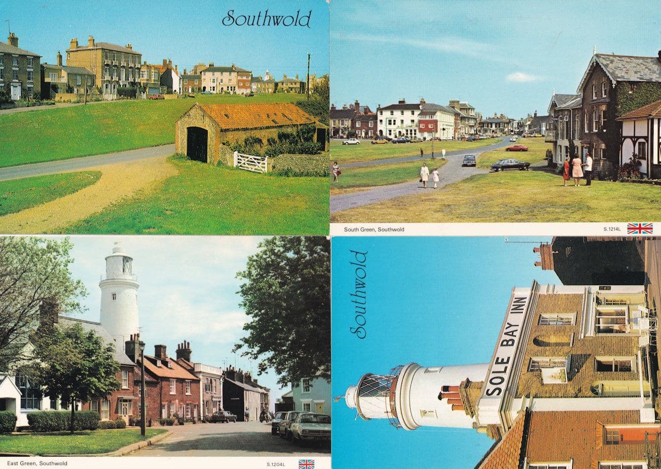 Sole Bay Inn Southwold 4x Postcard s