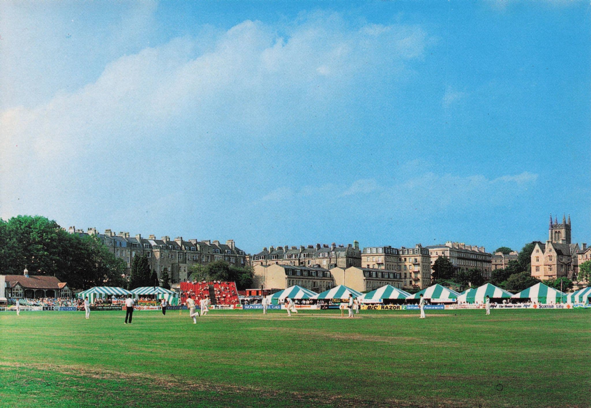 Somerset Bath Festival Cricket Club Photo Postcard