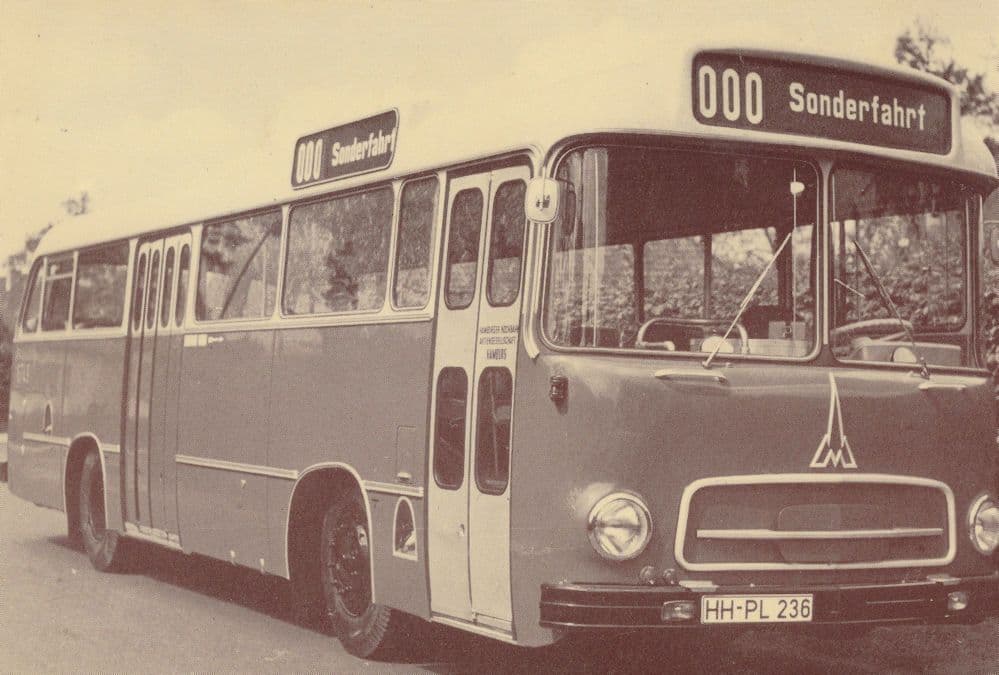 Sonderfaht German Bus Magirus Deutz Saturn II Postcard