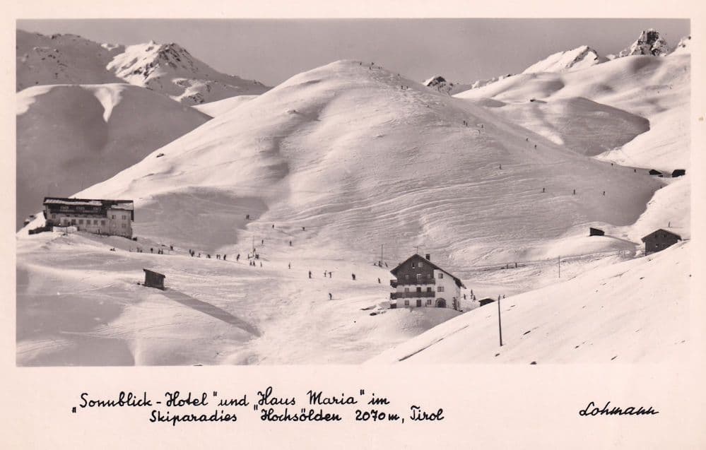 Sonnblick Hotel Tirol Austria Antique Postcard