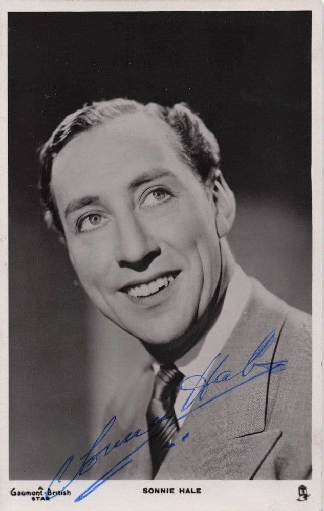 Sonnie Hale Vintage Actor Hand Signed Tucks Real Photo Postcard